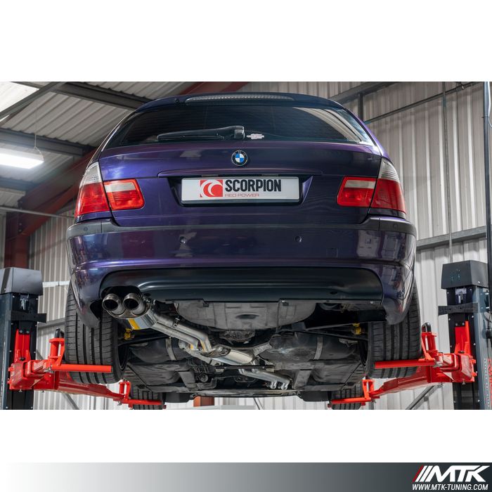 Catback avec tube intermédiaire  BMW E46